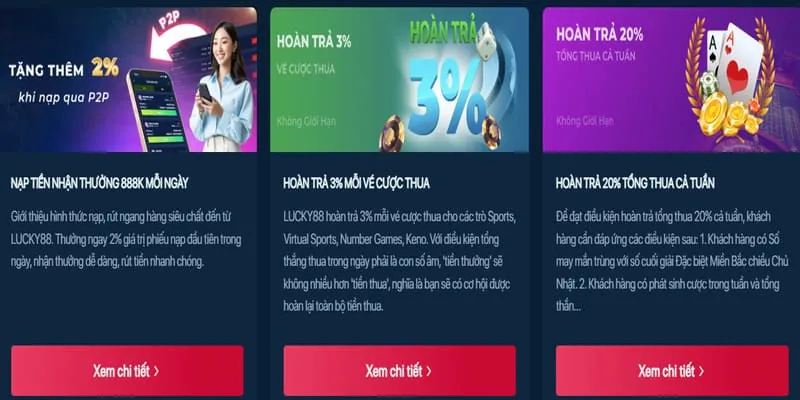 Hoàn trả tiền cược hàng tuần tại 8kbe Android
